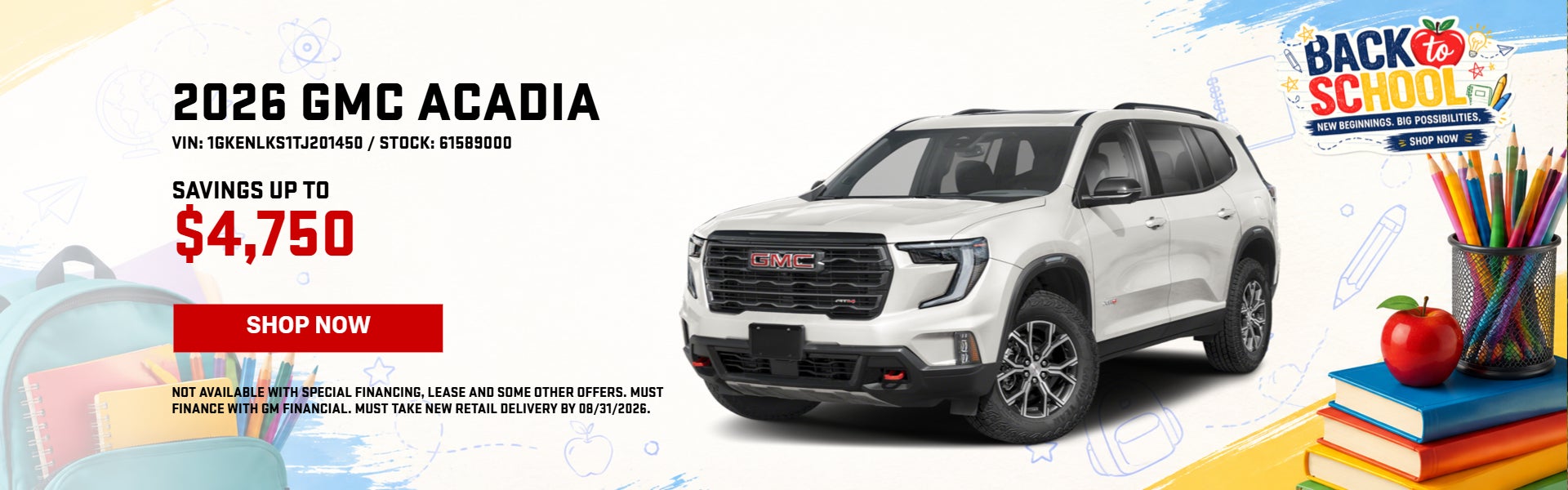 2026 GMC ACADIA