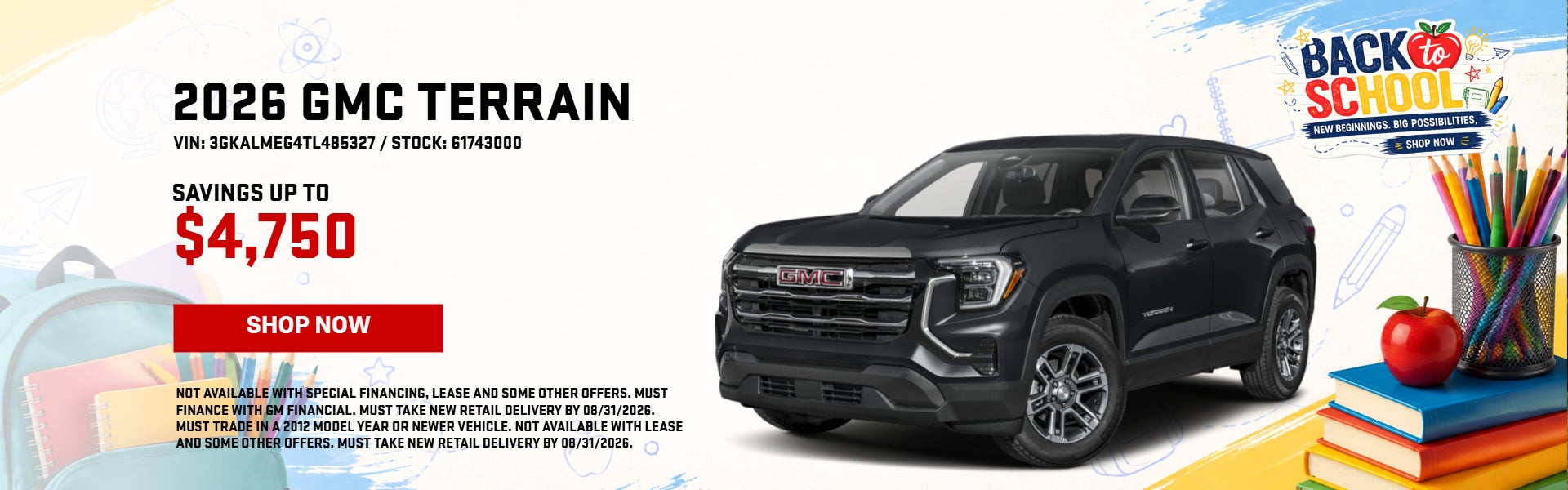2026 GMC TERRAIN