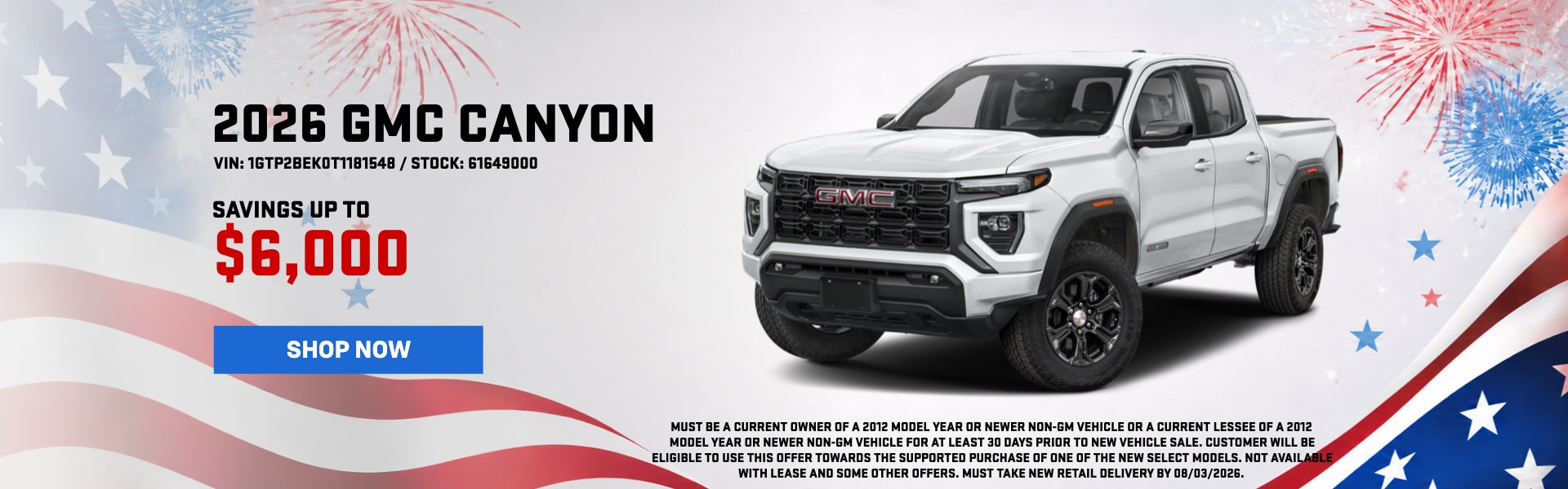 2026 GMC CANYON