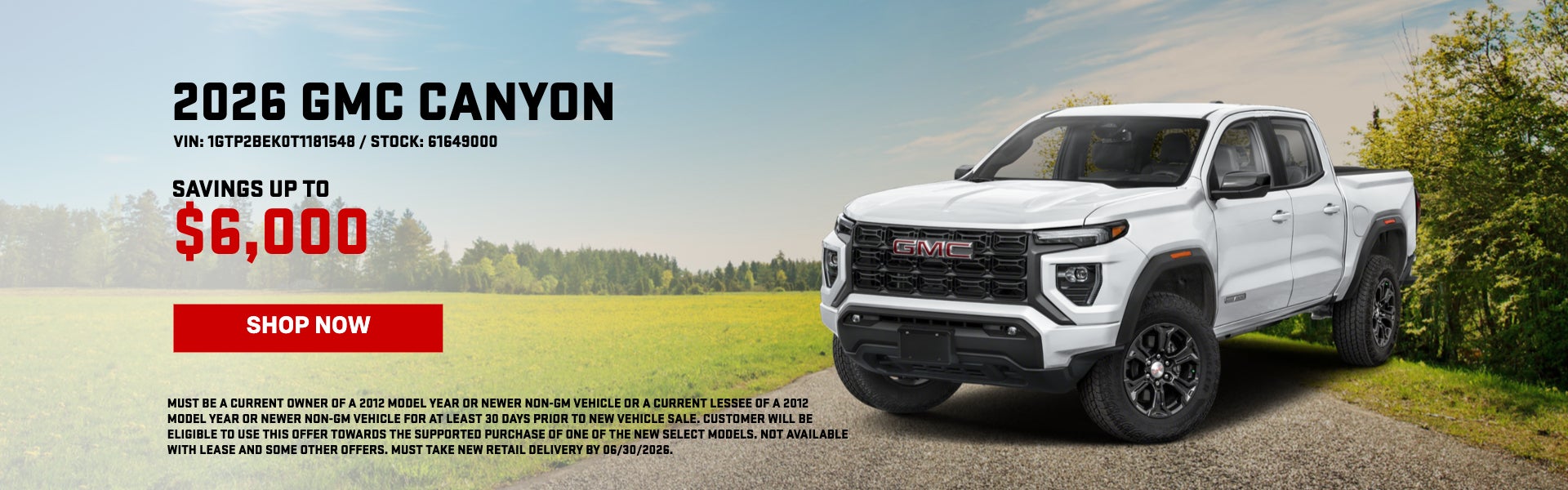 2026 GMC CANYON