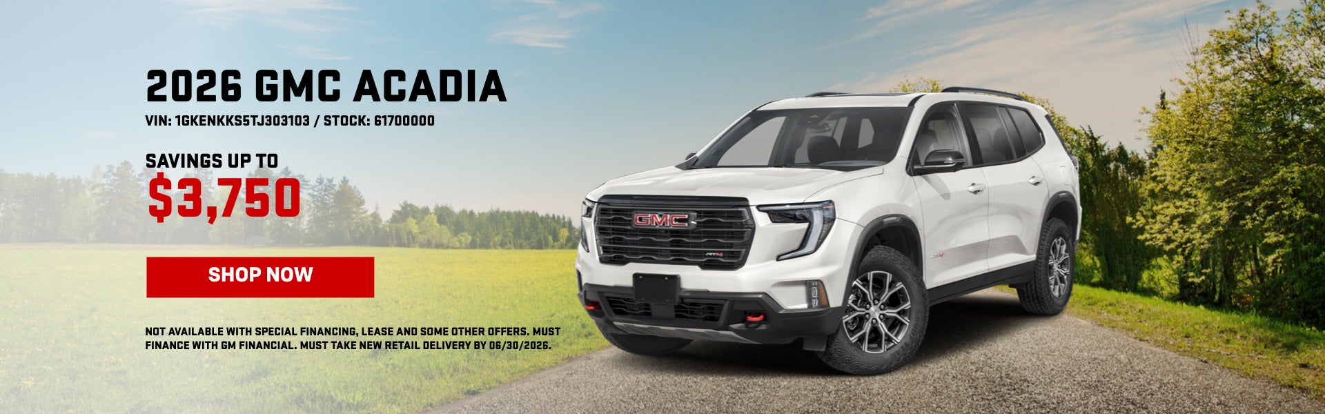 2026 GMC ACADIA